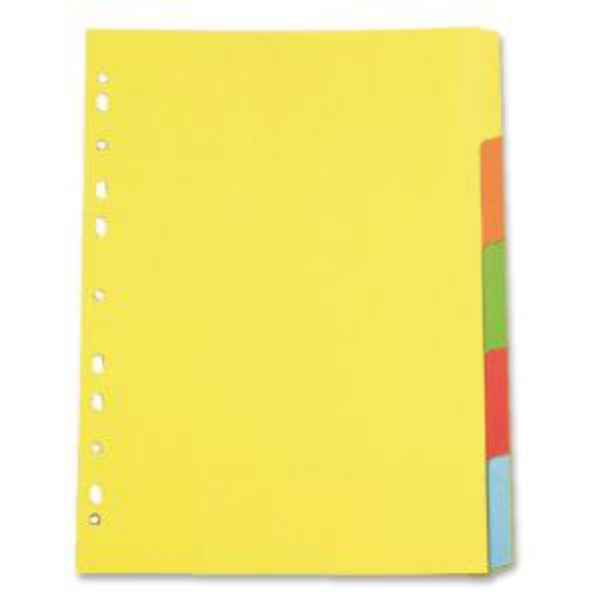 Picture of Marbig 5 Tab Bright Dividers