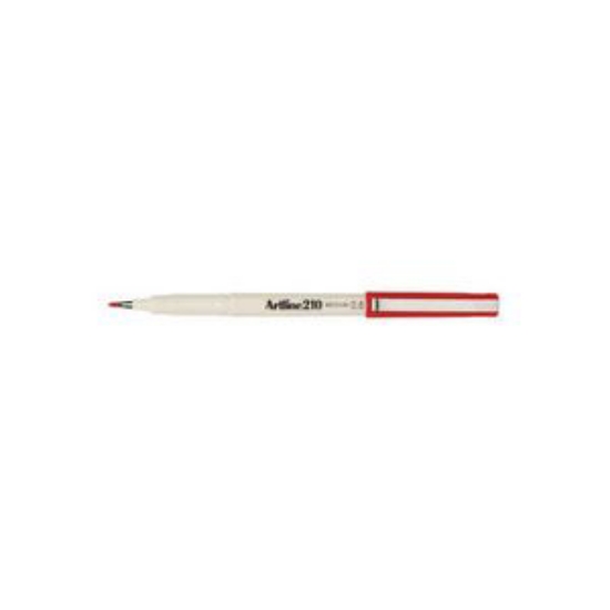 Picture of MARKER ARTLINE 210 MEDIUM RED 0.6MM