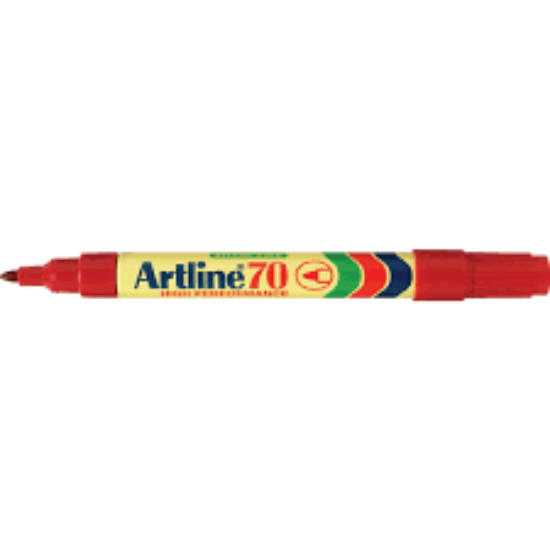 Picture of MARKER ARTLINE 70 PERMANENT 1.5MM BULLET RED