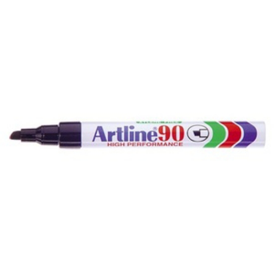 Picture of MARKER ARTLINE 90 PERMANENT 5MM CHISEL BLACK