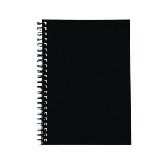 Picture of NOTE BOOK SPIRAX 512 A4 H/C TWIN  WIRO BLACK