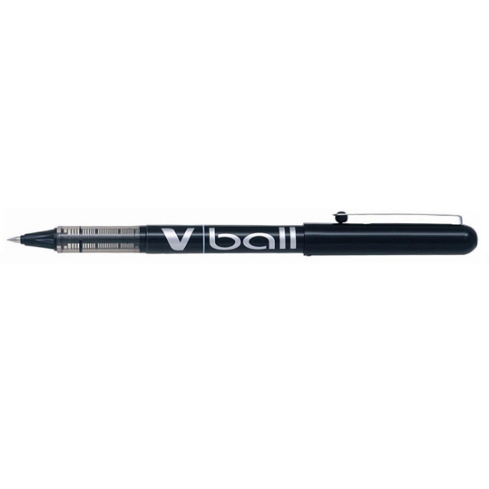 Picture of PEN PILOT ROLLERBALL VBALL RETRACTABLE F BLACK