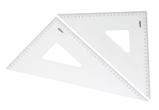 Picture of SET SQUARE KENT NO.12 SET 2 240MM/300MM