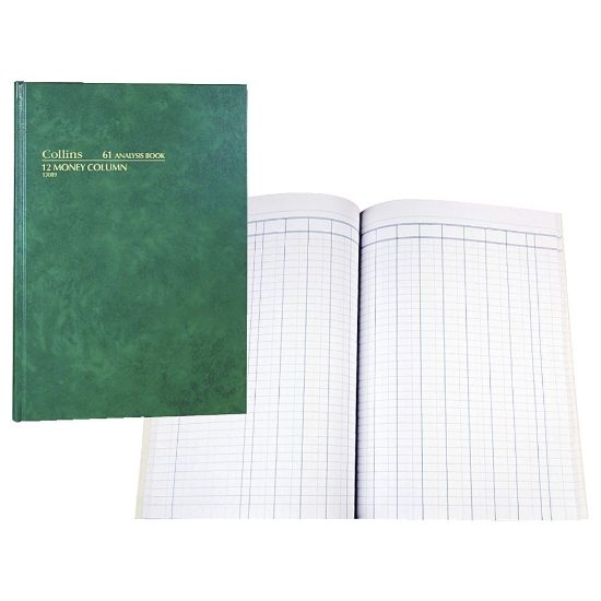 Picture of ANALYSIS BOOK COLLINS 61SER 12 MONEY COLUMN