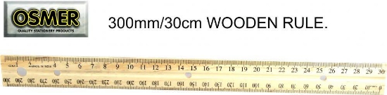 Picture of AUST MERCH - 300mm WOODEN RULER - PRICE