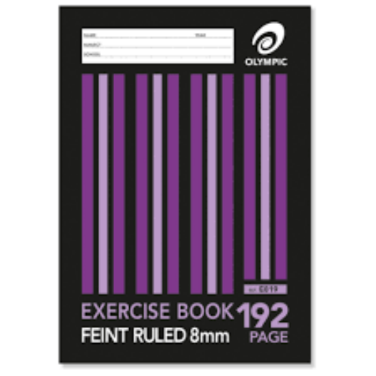 Picture of EXERCISE BOOK OLYMPIC A4 192 PAGE