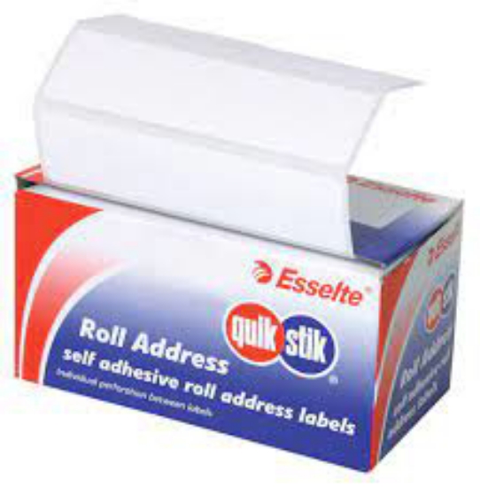 Picture of LABEL QUIK STIK DISP 103X36 ROLL ADDRESS