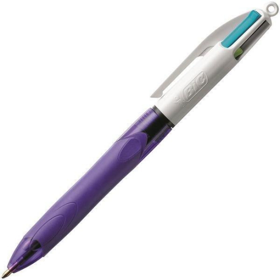 Picture of PEN BIC 4 COLOUR GRIP FASHION RETRACTABLE