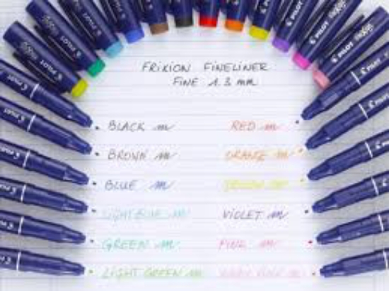 Picture of PILOT FRIXION FINE LINER YELLOW