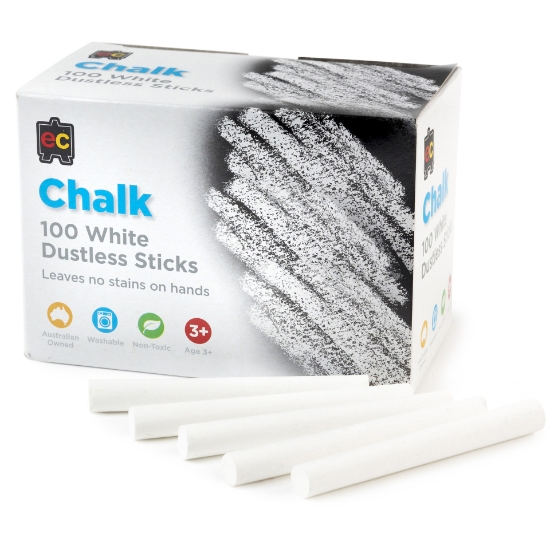 Picture of CHALK EC DUSTLESS WHITE 100