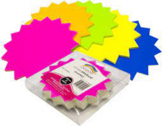 Picture of STARBURST RAINBOW FLURO BOARD 205MM 300G