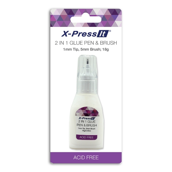 Picture of X-PRESS IT 2 IN 1 GLUE PEN & BRUSH