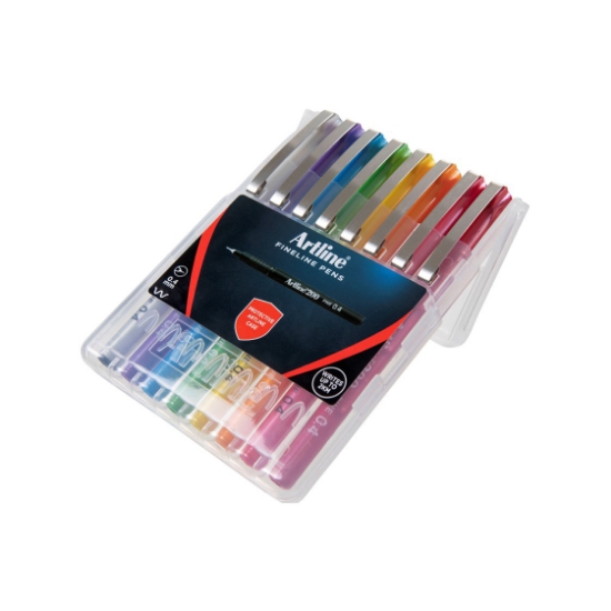 Picture of PEN ARTLINE 200 BRIGHT FINELINER 0.4MM PK8