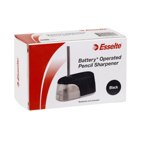 Picture of ESSELTE SHARPENER BATTERY OP BLACK