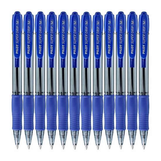 Picture of PILOT SUPER GRIP BPGP-10R-M BLUE