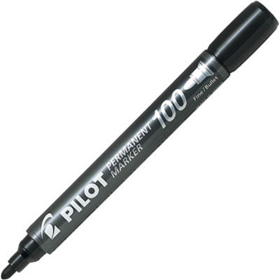 Picture of MARKER PILOT 1.0MM PERMANENT SCA-100 BULLET TIP FINE BLACK