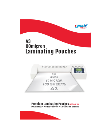 Picture of LAMINATING POUCHES A3 80 MICRON