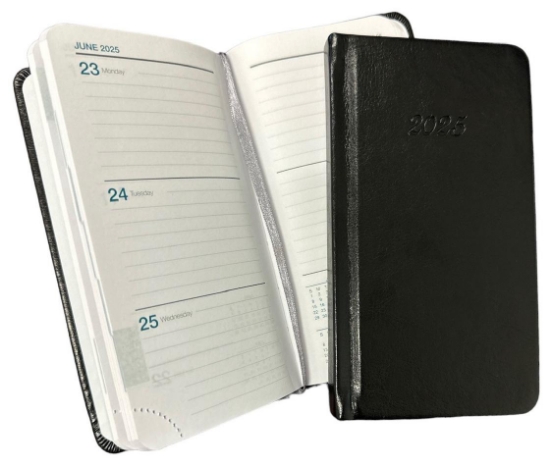 Picture of 2025 DIARY SLIM WTV COW HIDE