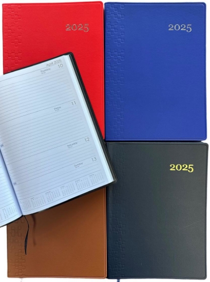 Picture of 2025 DIARY QUARTO WEEK TO VIEW PU