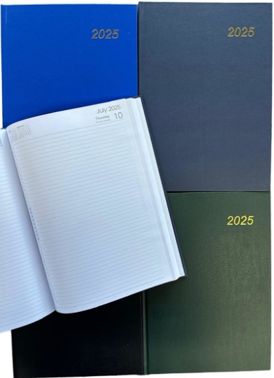 Picture of 2025 DIARY A4 DTP PU COWHIDE GUILT