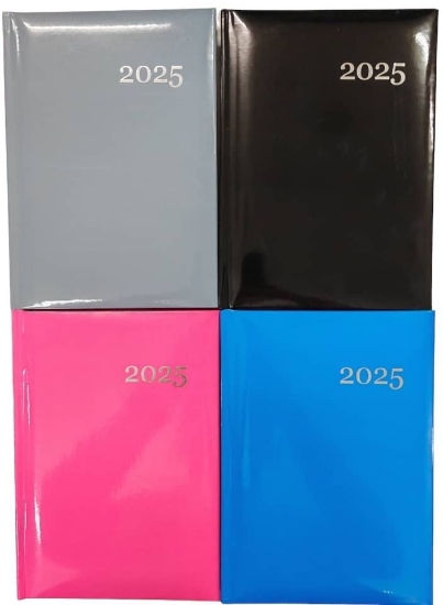 Picture of 2025 DIARY A5 DAY TO PAGE GLOSS COVER