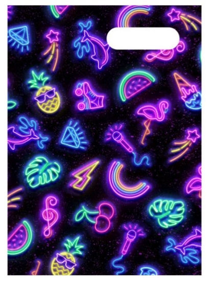 Picture of BOOK COVER SPENCIL A4 NEON PARTY