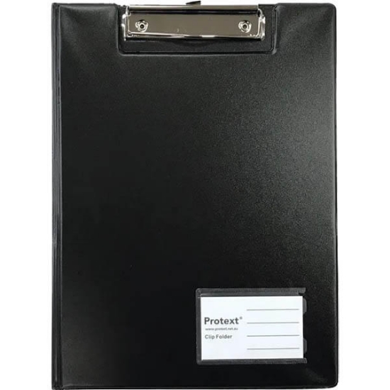 Picture of CLIPFOLDER PVC A4 BLACK