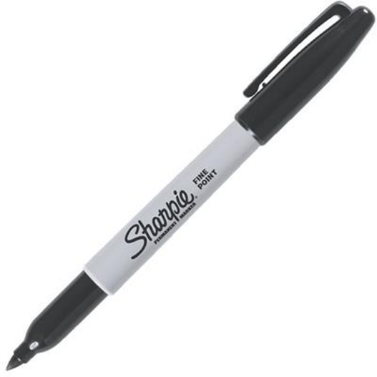 Picture of MARKER SHARPIE FINE 1.0MM BLK