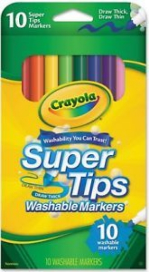 Picture of MARKER CRAYOLA SUPERTIPS WASH