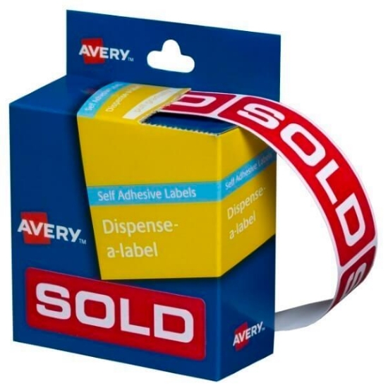 Picture of LABEL AVERY SOLD 19X64MM