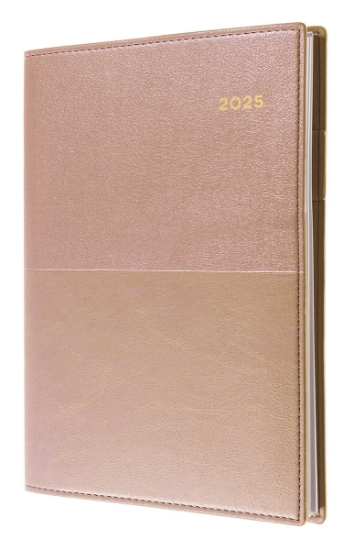 Picture of DIARY 2025 COLLINS VANESSA A4 WTV ROSE GOLD