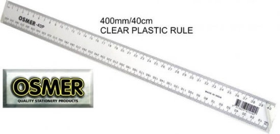 Picture of RULER PLASTIC 40CM OSMER