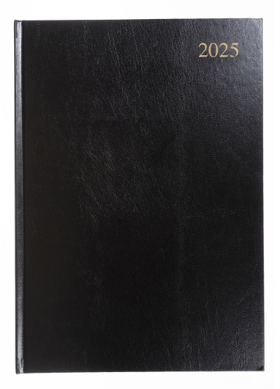 Picture of DIARY 2025 COLLINS ESSENTIAL A4 1DTP BLACK