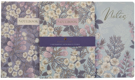 Picture of NOTEBOOK A4 FOXGLOVE 3 PK